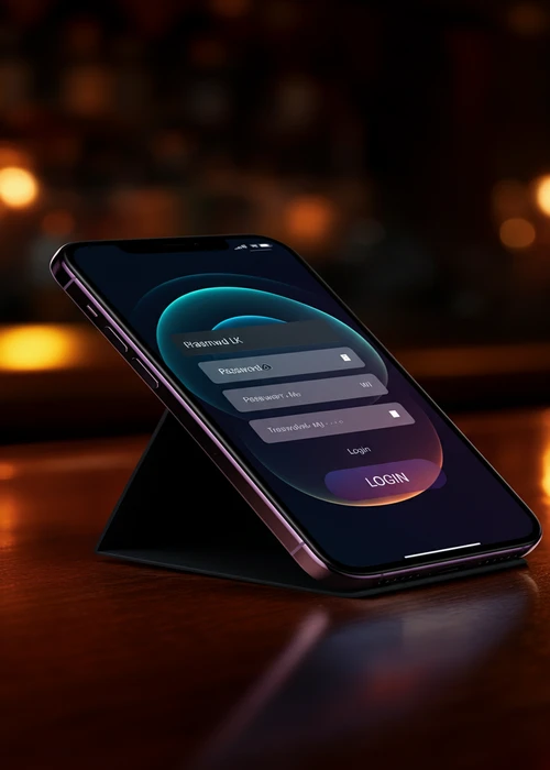 Interface der Crocoslots Casino Login-Seite mit Eingabefeldern und Schaltflächen für den sicheren Zugang zum Spielerkonto.